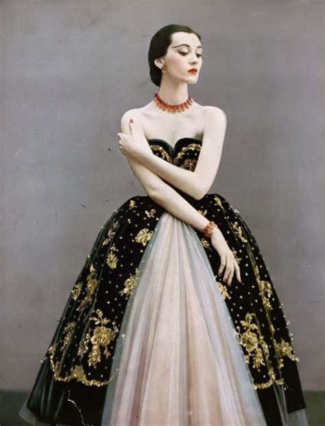 inside dior dress 1950's|vintage christian dior photos.